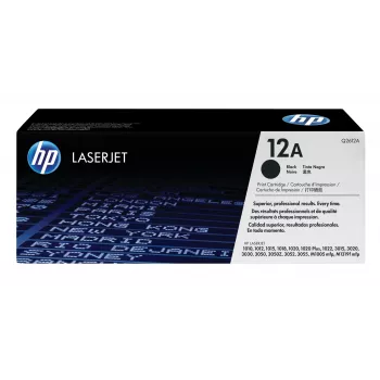 HP 12A zwart originele LaserJet tonercartridge