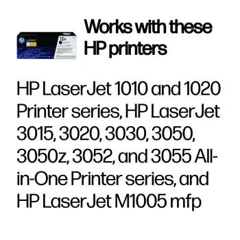 HP 12A zwart originele LaserJet tonercartridge