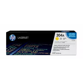 HP 304A gele originele LaserJet tonercartridge, 2800 pagina's, geel, 1 st.