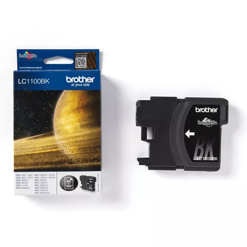 Brother LC1100BK inktpatroon 1 st. origineel zwart