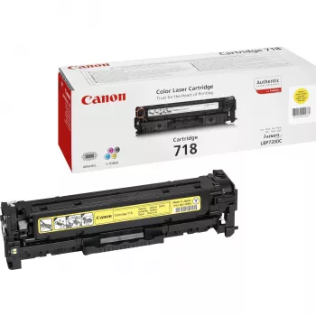 Canon CRG-718 Y tonerpatroon 1 st. origineel geel