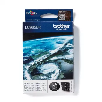 Brother LC985BK inktpatroon, 1 st., origineel, zwart