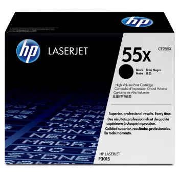 HP 55X hoogrendement zwart origineel LaserJet-tonerpatroon, 12500 pagina's, zwart, 1 st.