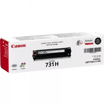 Canon 731H tonerpatroon 1 st. origineel zwart 6000 pagina's
