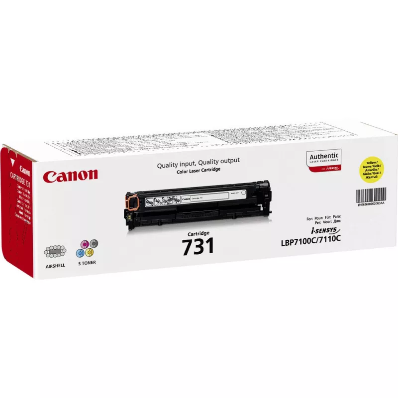 Canon 731 tonerpatroon 1 st. origineel geel