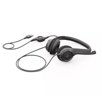 LOGITECH headset - H390 - USB-A - zwart