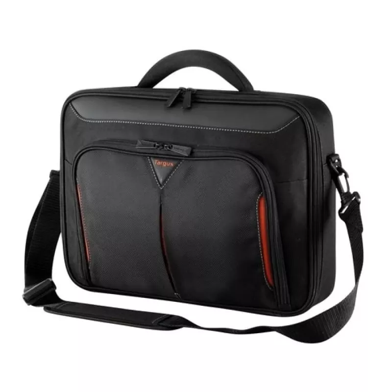 Targus Classic+ 14 inch Clamshell laptoptas, zwart/rood CN414EU