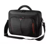 Targus Classic+ 18 inch Clamshell laptoptas, zwart/rood CN418EU