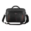 Targus Classic+ 18 inch Clamshell laptoptas, zwart/rood CN418EU