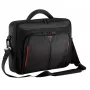 Targus Classic+ 18 inch Clamshell laptoptas, zwart/rood CN418EU