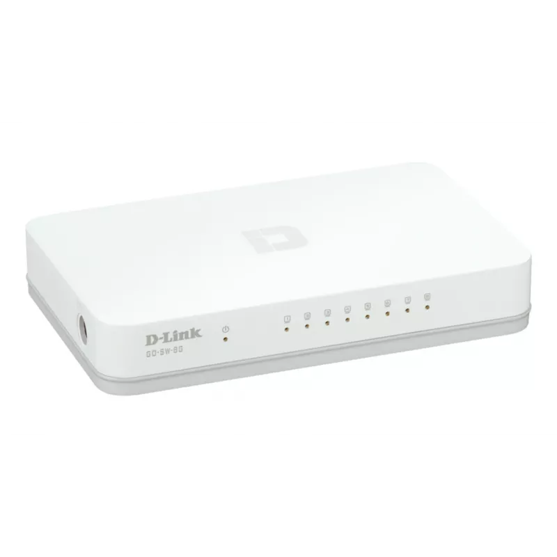 D-Link GO-SW-8G/E netwerkswitch unmanaged Gigabit Ethernet (10/100/1000) wit