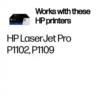 HP 85A 2-pack zwarte originele LaserJet-tonercartridges
