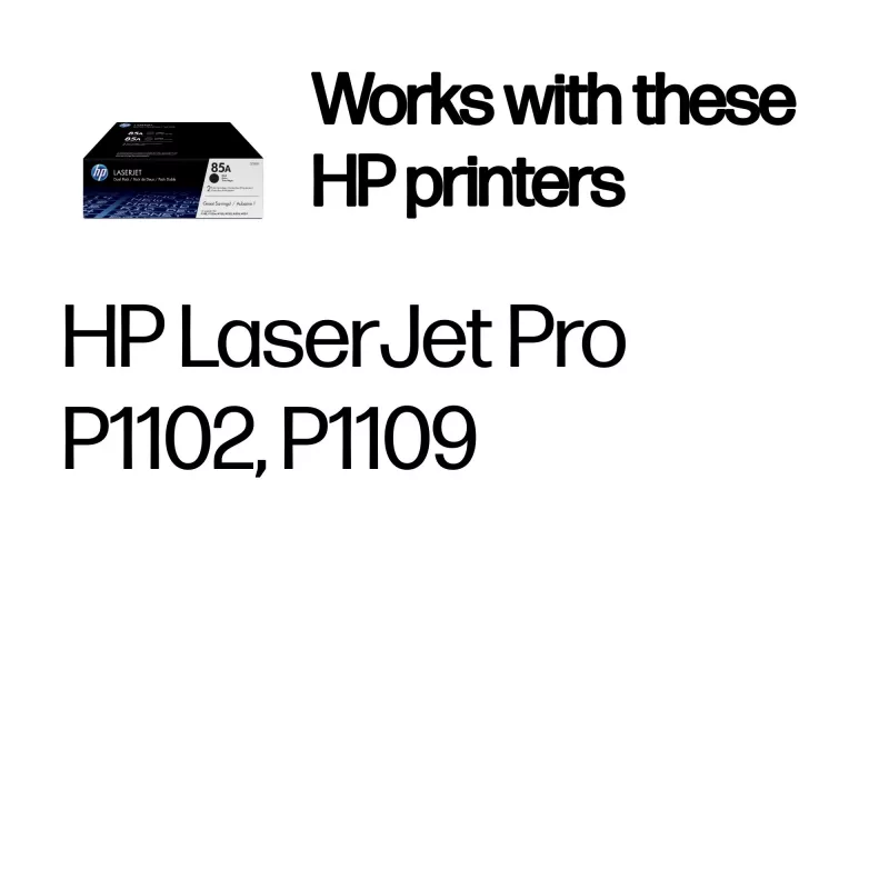 HP 85A 2-pack zwarte originele LaserJet-tonercartridges