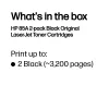 HP 85A 2-pack zwarte originele LaserJet-tonercartridges
