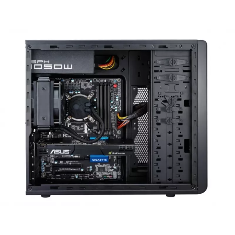 COOLER MASTER behuizing Coolermaster Force 500 midi-tower ATX zonder voeding zwart
