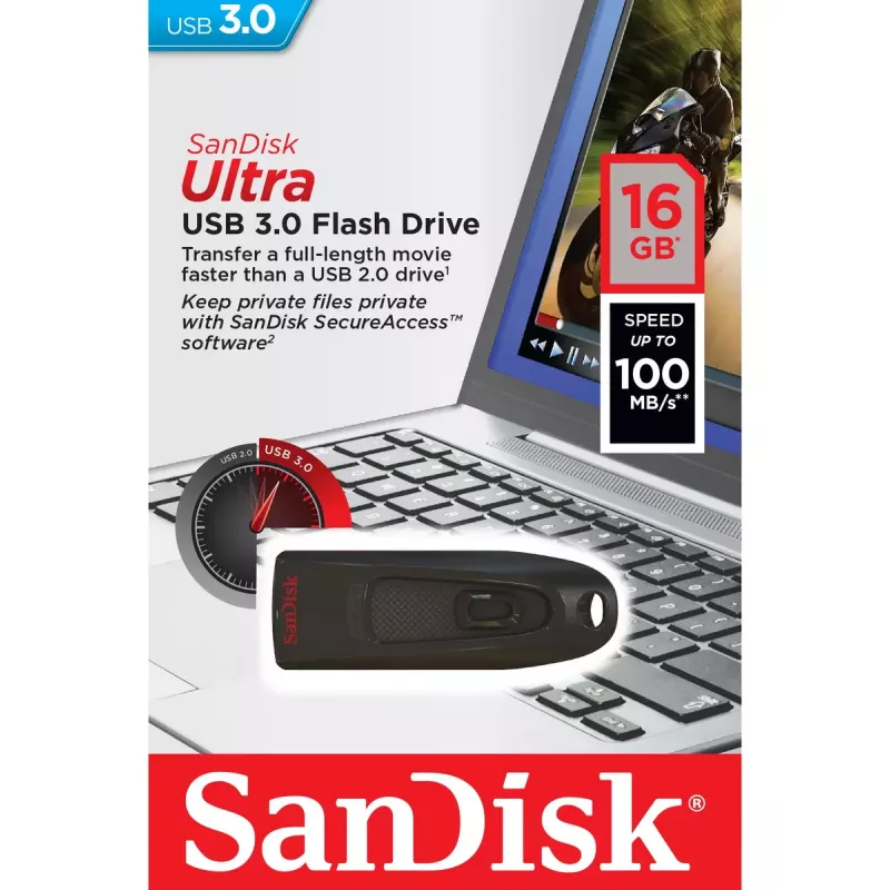 USB-flashdrive SanDisk 16 GB USB Type-A 3.2 Gen 1 SDCZ48-016G-U46