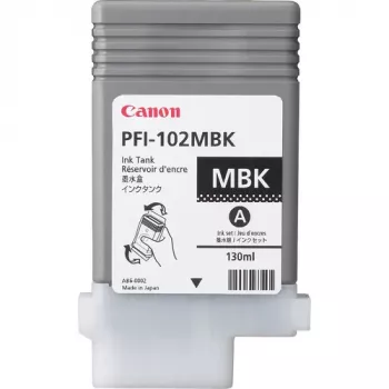 Canon PFI-102MBK inktpatroon origineel matzwart