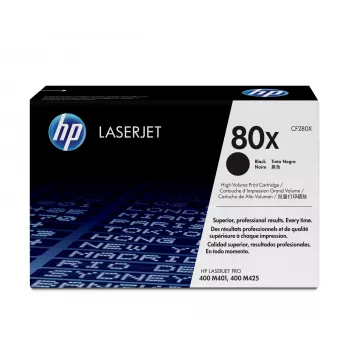 Tonerpatroon HP 80X High Yield CF280X 10000 pagina's zwart
