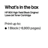 HP 80X CF280X tonercartridge met hoge capaciteit, 6900 pagina's, zwart