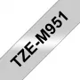 Brother TZE-M951 labelband zwart op zilver