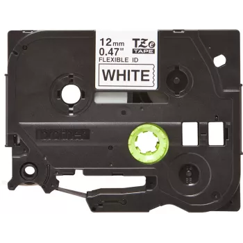 Brother TZE-FX231 labelband, zwart op wit TZ