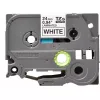 Brother TZE-251 labelband zwart op wit