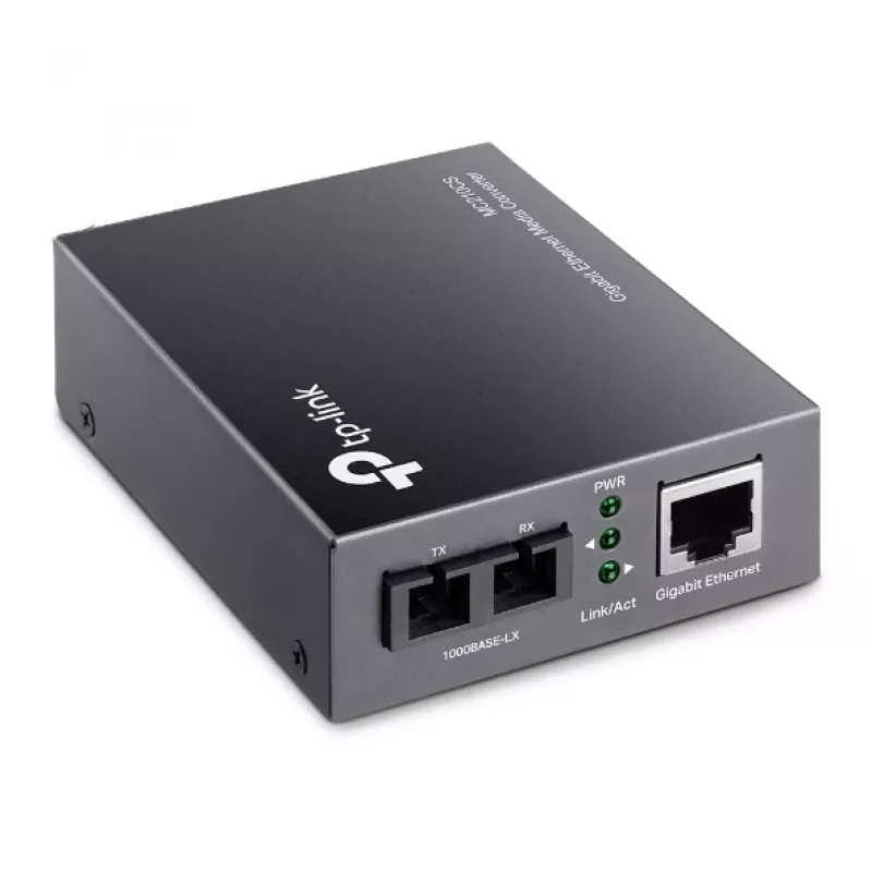 Mediaconverter TP-Link MC210CS, Gigabit, 1000 Mbit/s, SC-stekker