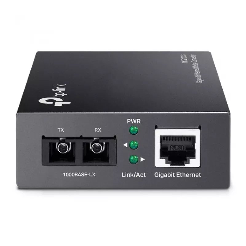 Mediaconverter TP-Link MC210CS, Gigabit, 1000 Mbit/s, SC-stekker