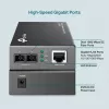 Mediaconverter TP-Link MC210CS, Gigabit, 1000 Mbit/s, SC-stekker