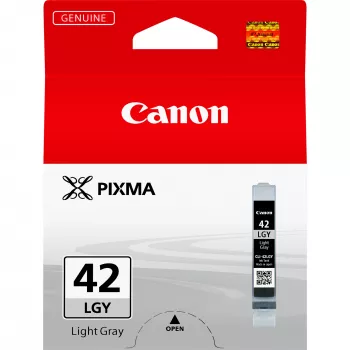 Canon CLI-42LGY lichtgrijze inktcartridge, standaardcapaciteit, lichtgrijs, pigmentinkt, 1 stuk, 835 pagina's