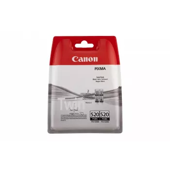 Cartridge Canon Ink 2932B012 PGI-520 dubbelpack zwart