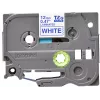 Brother TZE-233 labeltape blauw op wit
