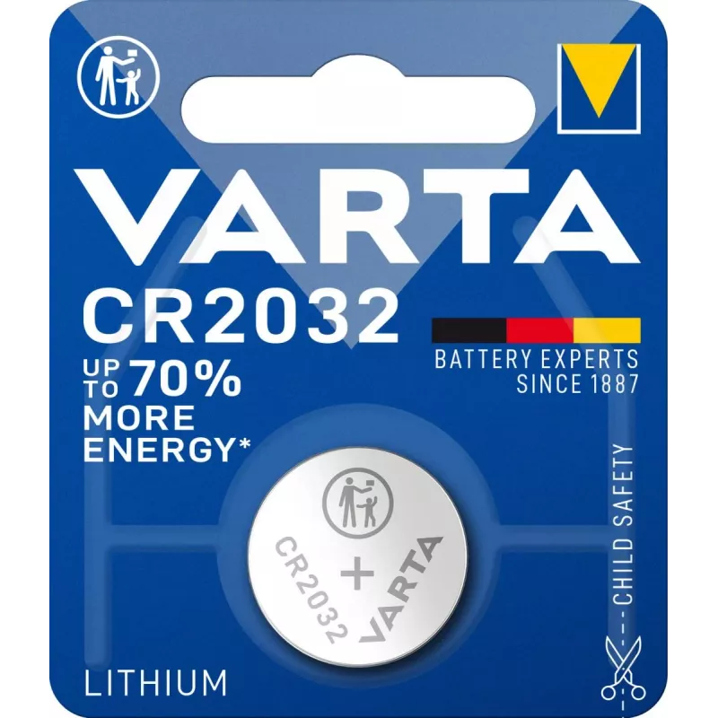 Eenmalige batterij Varta CR2032 V 1-BL (6032) lithium