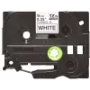 Lamineertape Brother TZe TZEFX221 zwart op wit 9mm