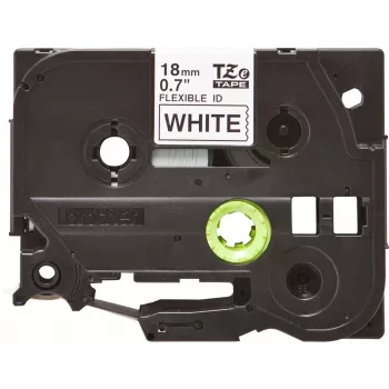 Brother TZE-FX241 labeltape zwart op wit TZ