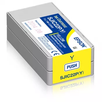 Epson SJIC22P(Y): inktpatroon voor ColorWorks C3500 (geel)