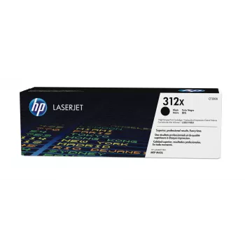 Tonerpatroon HP 312X High Yield CF380X 10000 pagina's zwart
