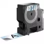 DYMO Authentic D1 labels | 24 mm x 7 m rol | zwart print op transparant | zelfklevende etiketten voor LabelManager labelprinters
