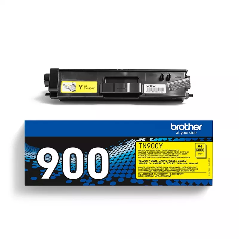 Brother TN-900Y tonercartridge 1 st. origineel geel