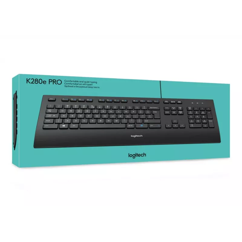 LOGITECH bedraad toetsenbord K280e - Qwerty Us Int'l