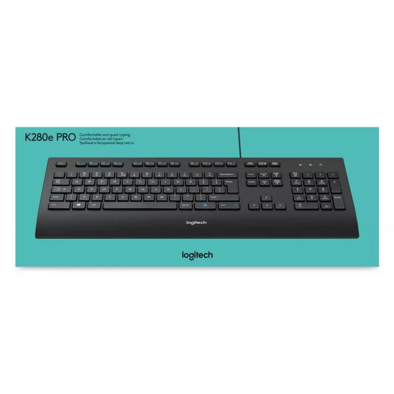 LOGITECH bedraad toetsenbord K280e - Qwerty Us Int'l