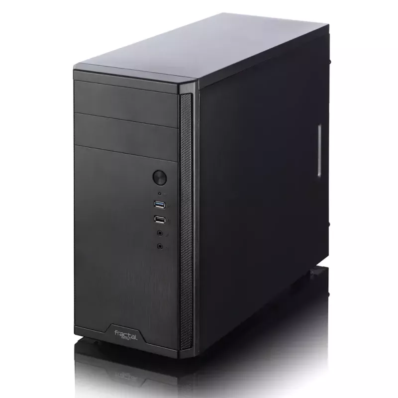 PC-behuizing Fractal Design Core 1100 mini tower zwart