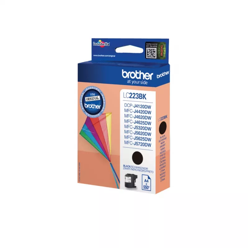 Brother LC-223BK inktpatroon 1 stuk origineel zwart