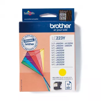 Brother LC223Y inktpatroon 1 st. origineel geel