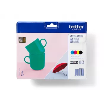 Brother LC227XLVALBPDR inktpatroon 4 st. origineel zwart, cyaan, magenta, geel