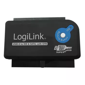 Kabeladapter LogiLink AU0028A USB 3.0 IDE SATA zwart