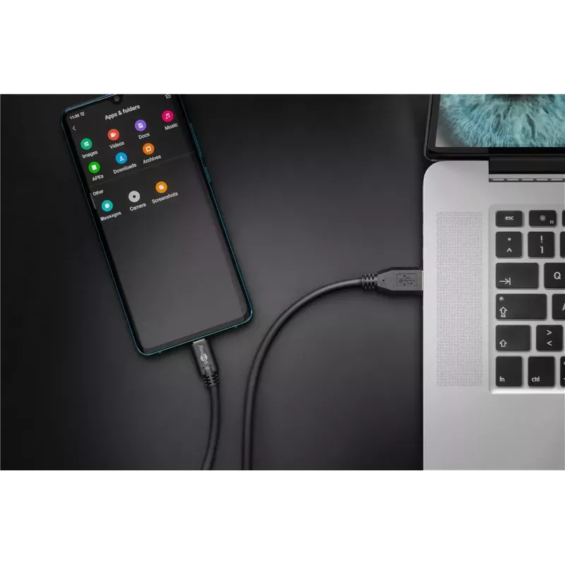 USB-C-naar-USB-A-oplaadkabel Goobay 67999