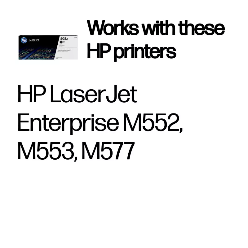 Tonercartridge HP 508A zwart CF360A 6000 pagina's