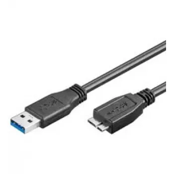 USB-kabel Goobay 1 m USB 3.0 A/micro-B zwart