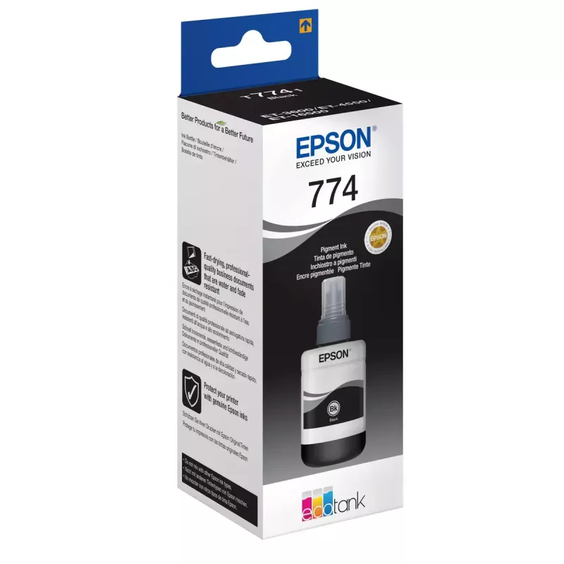 Epson T7741 pigment zwart inktfles 1x 140 ml